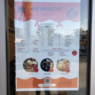 Full menu