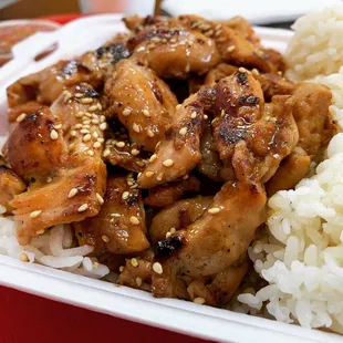 Look what you&apos;ve done to this rock &apos;n&apos; roll clown Look what you&apos;ve done  Chicken Teriyaki from #ahihawaiianbbq