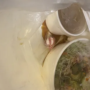 Spill plus thunder bowl with almost no spicy ahi