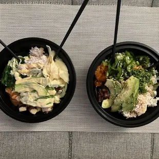 salads, food