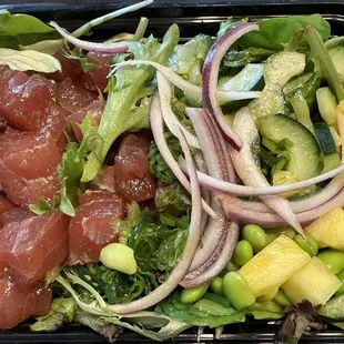 Onolicious, just what I always like. Soy Ahi, it's always fresh and delicious!! Mahalo!