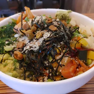 One-protein poke bowl