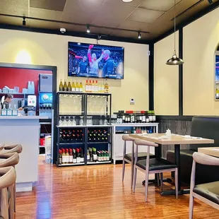 the interior of a restaurant