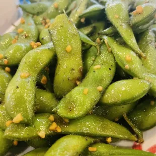 Garlic Edamame