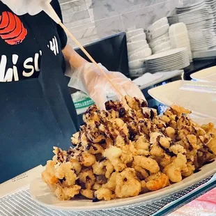 Popcorn Lobster Roll