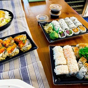 sushi, sashimi, food, sushi and sashimi