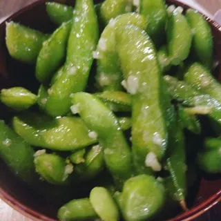 Garlic Edamame