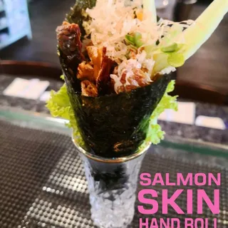 Salmon Skin Hand Roll