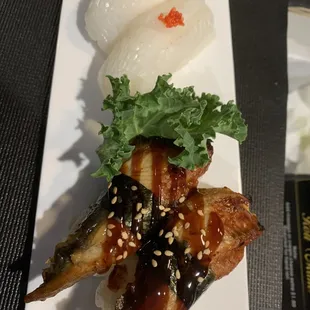 a plate of food on a table