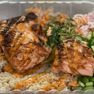 Grilled  Salmon Bowl