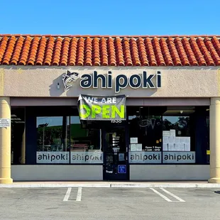 the front of the store