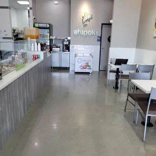 interior, sushi and sashimi