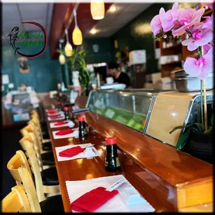 Welcome to ahi sushi hibachi,Sushi bar are waiting for you.