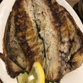 Pan Broiled Salted Mackerel