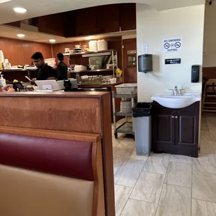 interior, sushi and sashimi