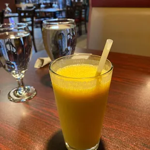 Mango lasse to start the proceedings