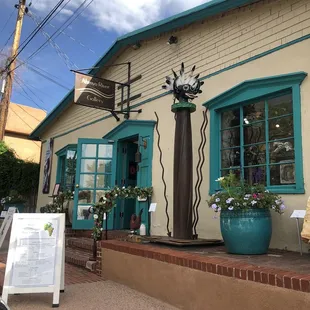 The front of the Wine Garden is a lovely gallery!