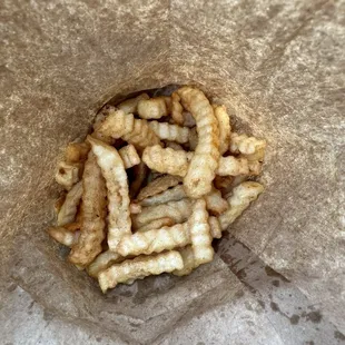 A bag of fries