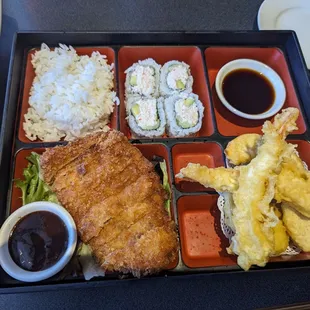 Donkatsu lunch bento