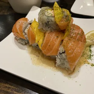 Baked Salmon Roll