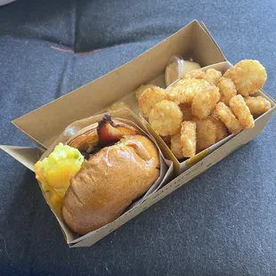 Bacon, Egg and Cheese Tater Tots