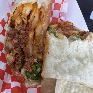 California Burrito with Al Pastor