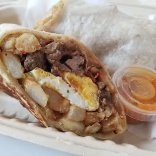 Lomo Saltado Burrito