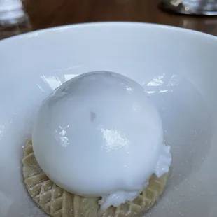 Coconut sorbet