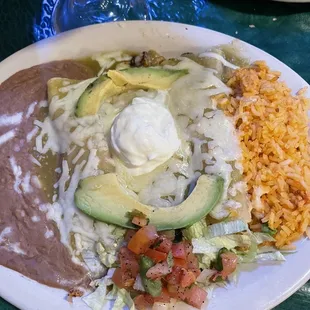 Enchiladas verde