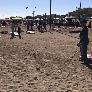 Bag toss competition