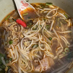 Got too excited with the house special pho that I almost forgot to take a pic! The broth is rich and delicious!