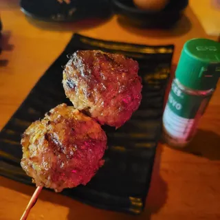 Homemade Chicken Ball Yakitori