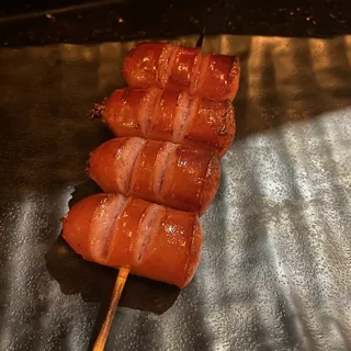 Black Pork Sausage Yakitori