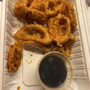 Calamari tempura