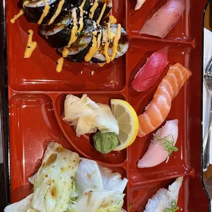 Shrimp bento