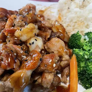 Chicken and Shrimp Teriyaki Bowl