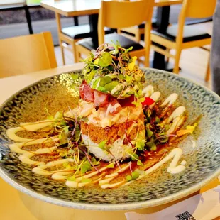 Ahi Tuna Tower is DELICIOUS!!