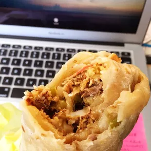 Machaca Burritos