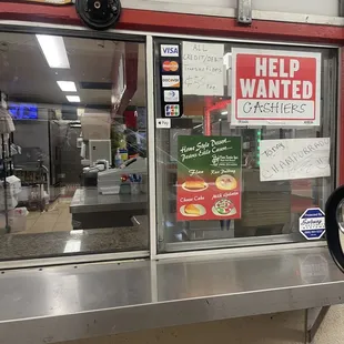 Drive thru window