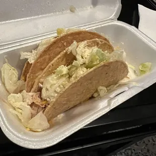 Store bought, pre-made taco shells ‍