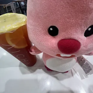 Strawberry black tea lemonade