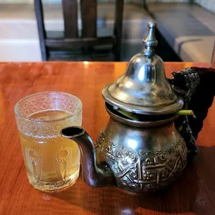 Mint tea. Delicious