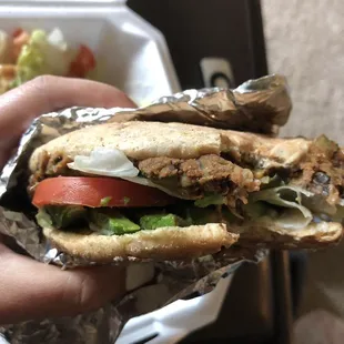 Chipotle black bean burger
