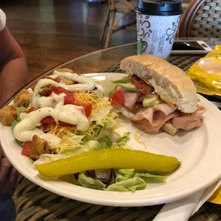a plate of food