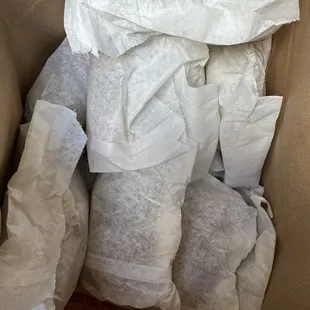 Made packs of goodies to feed the homeless