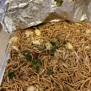 Small Pan Chow Mein