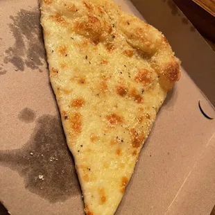 White pie - one slice plain