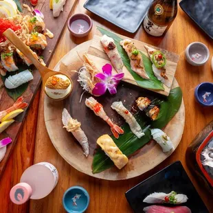 food, sushi, sashimi, sushi and sashimi