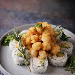 Popcorn Scallop Roll