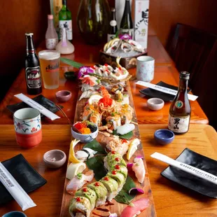 food, sushi, sashimi, sushi and sashimi